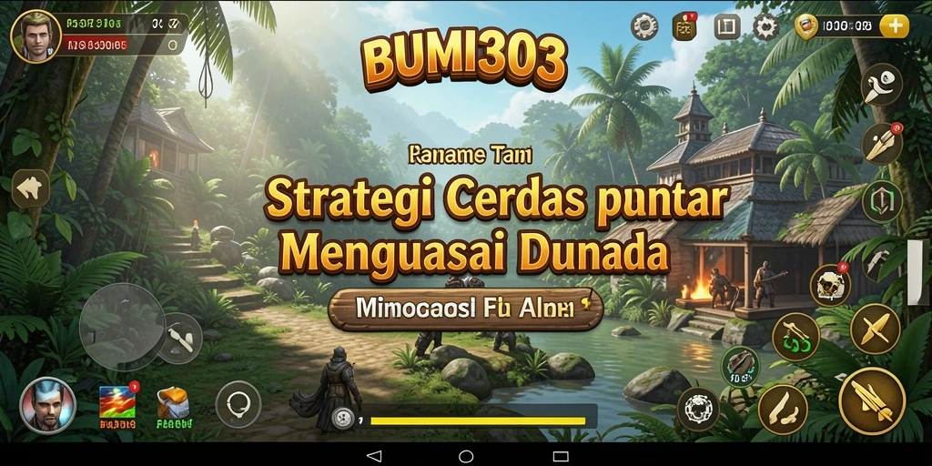 Tampilan menarik dari gameplay strategis BUMI303 yang menegangkan.
