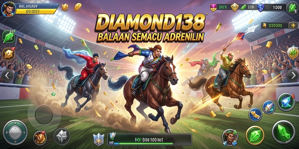 Gameplay balapan seru DIAMOND138 dengan grafis menakjubkan