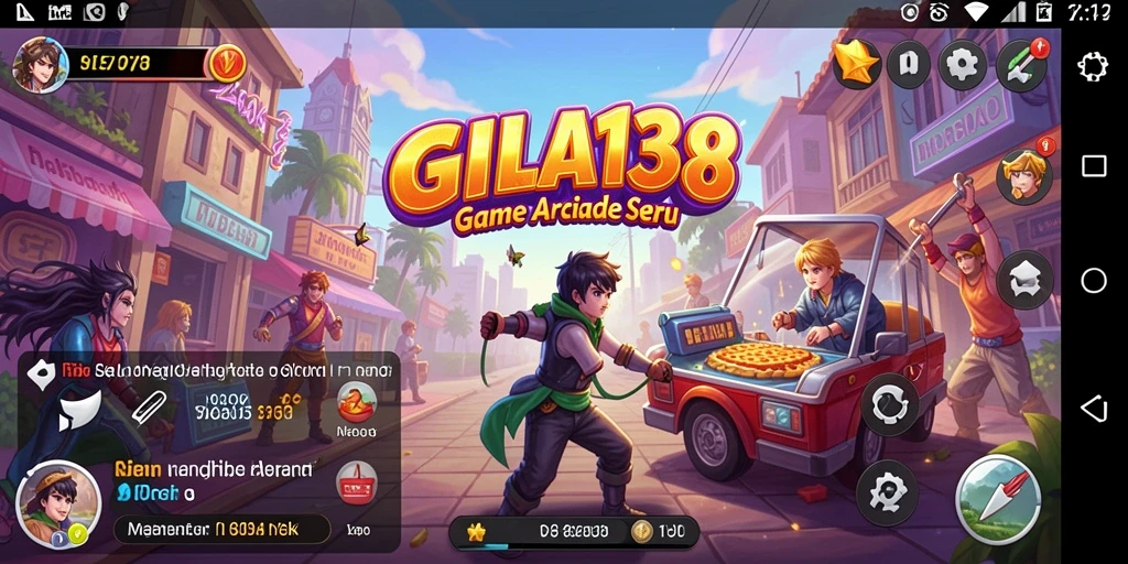Screenshot utama GILA138 menampilkan aksi gameplay yang dinamis dan seru.