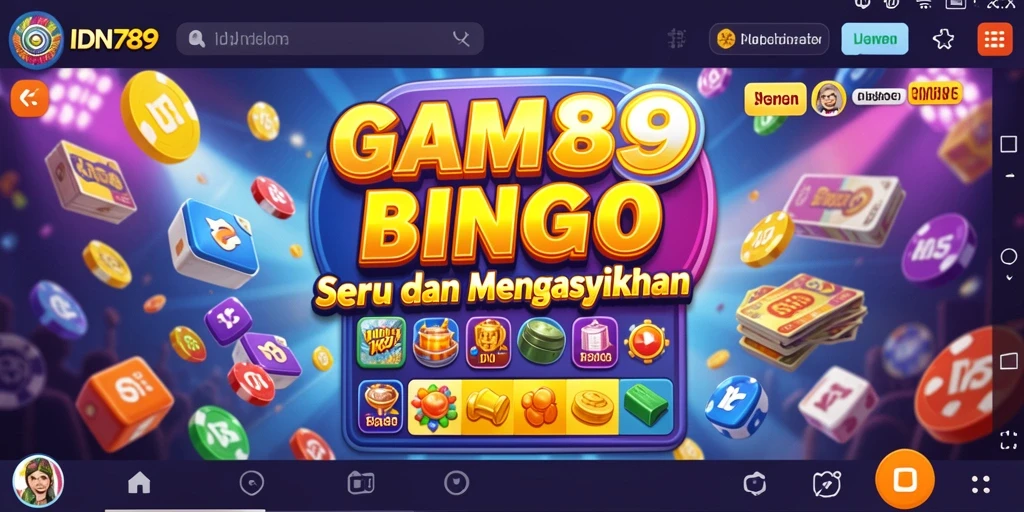 Screenshot utama IDN789 menampilkan gameplay Bingo yang menarik.