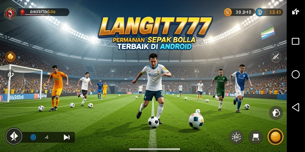 Tampilan game FOOTBALL yang menegangkan dan kompetitif.