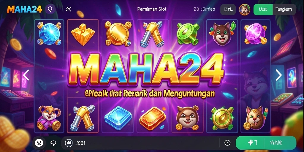 Screenshot gameplay MAHA24 yang menampilkan aksi Slot seru.