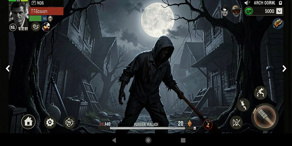 Gameplay N06 yang menegangkan di tengah kegelapan.