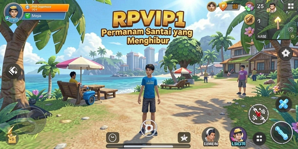 Tangkapan layar RPVIP1 menampilkan gameplay yang mengasyikkan dan penuh warna.