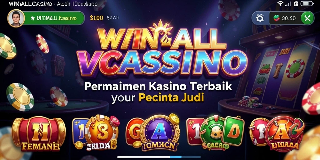 Tampilan gameplay <strong>WINALLCASINO</strong> dengan grafik yang menarik dan interaksi dealer.